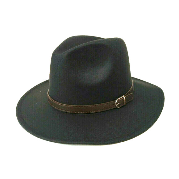 Panama Jack Accessories - Panama Jack Hat Men's or Women's Belt Buckle Accent Black